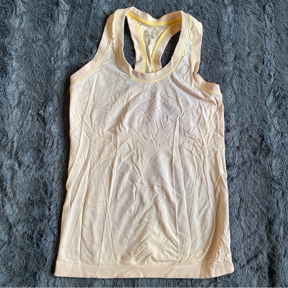Athleta Momentum Seamless Tank Peach